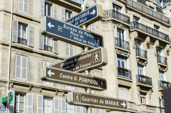 Tour Paris in a Day - Signposts