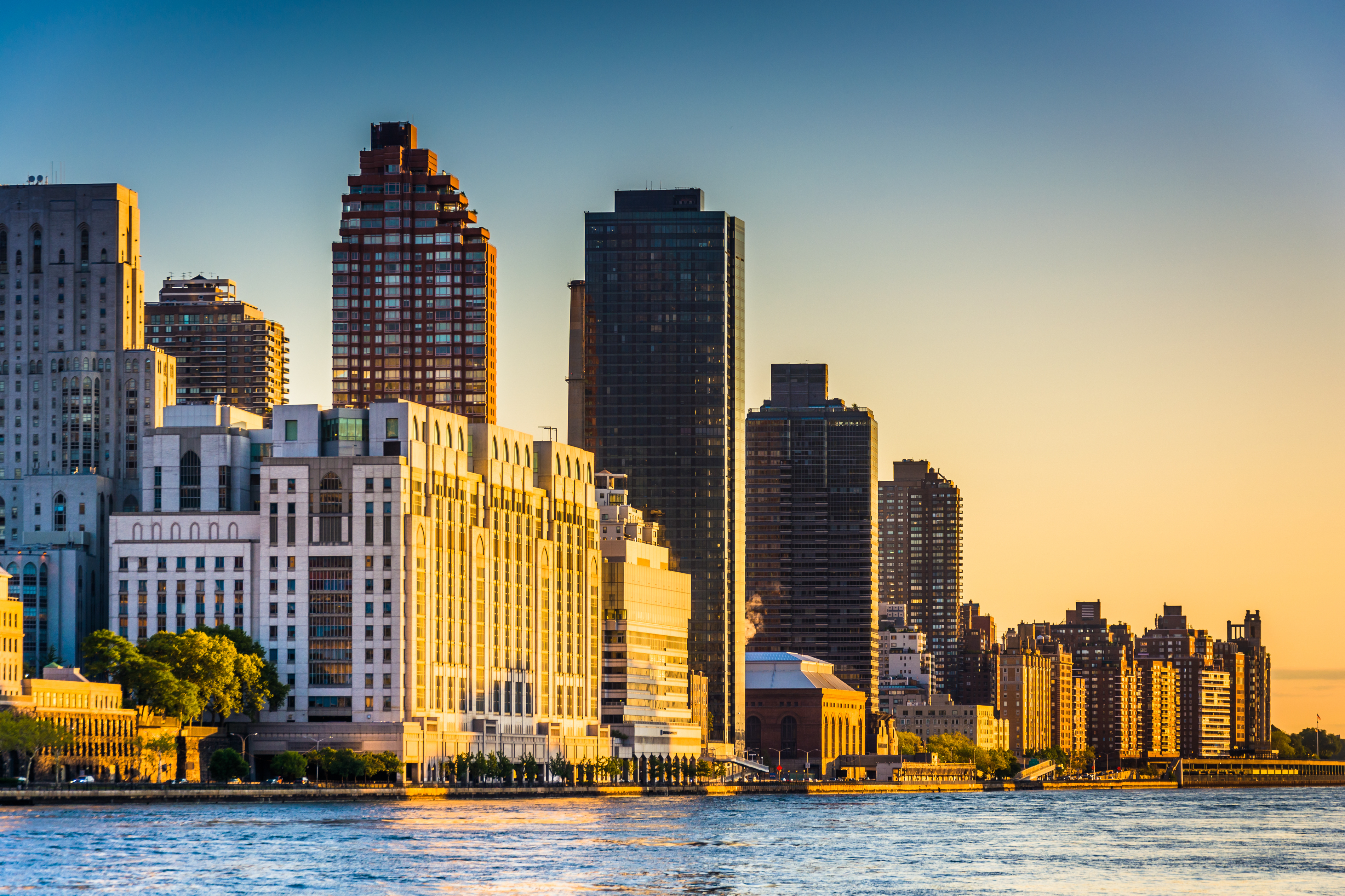 View of Manhattan from the East River